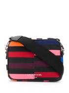 Sonia Rykiel Panelled Crossbody Pouch Bag - Black