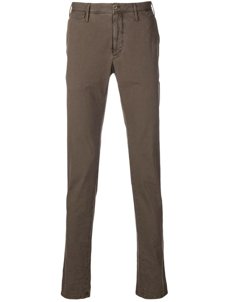 Pt01 Straight Leg Chinos - Brown