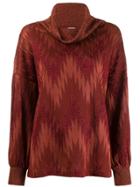 Missoni Zig Zag Print Jumper - Orange