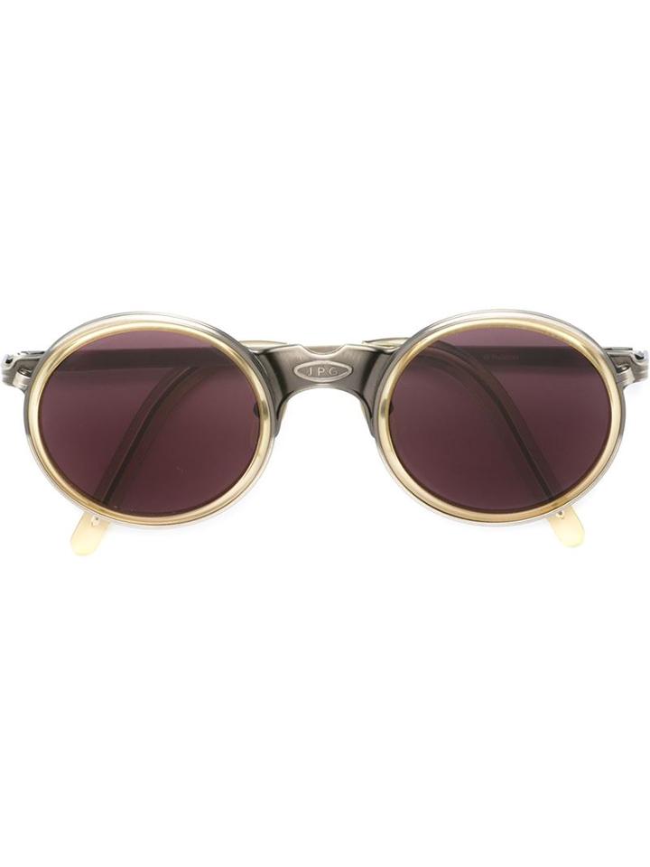 Jean Paul Gaultier Vintage Round Frame Sunglasses, Women's, Grey