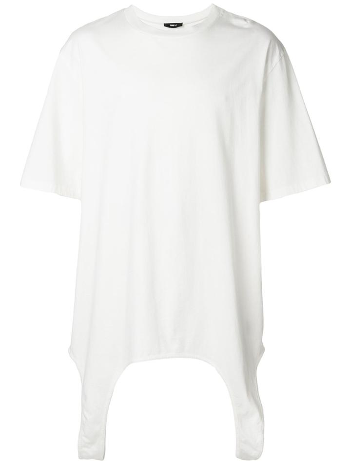 Yang Li Asymmetric Fitted T-shirt - White