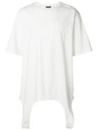 Yang Li Asymmetric Fitted T-shirt - White