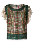 Pé De Chumbo Weave Blouse - Green