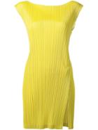 Pleats Please By Issey Miyake Pleated Tank Dress, Women's, Size: 3, Green, Polyester