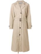 Ck Jeans Belted Trench Coat - Nude & Neutrals