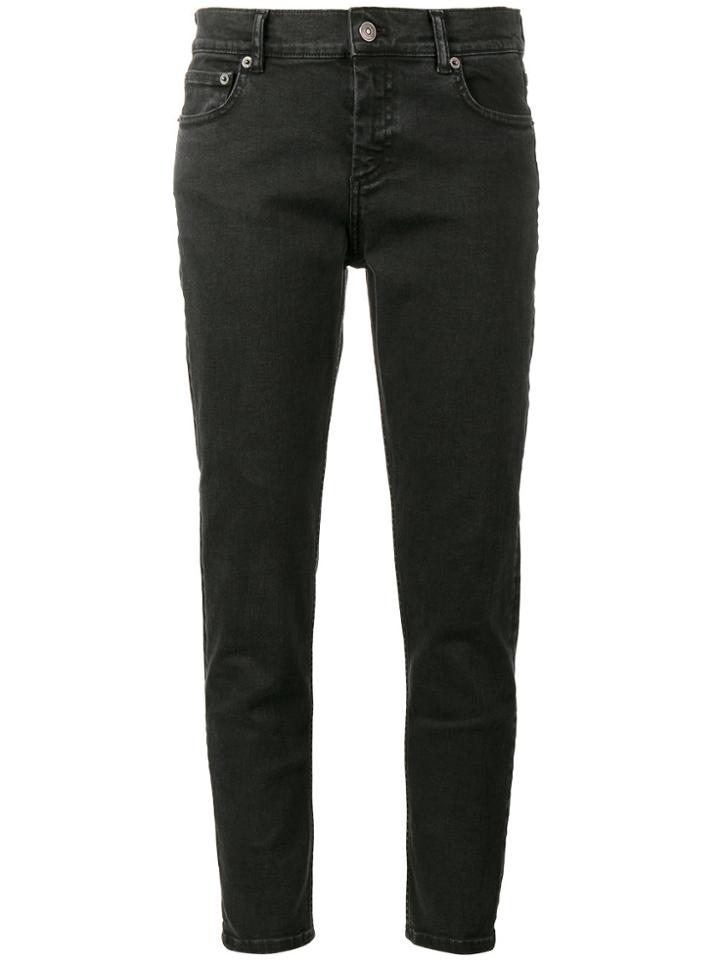 Balenciaga Shrunk Slim Jeans - Black