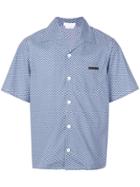 Prada Short-sleeve Poplin Shirt - Blue