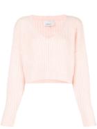 3.1 Phillip Lim Relaxed Fit Jumper - Pink & Purple