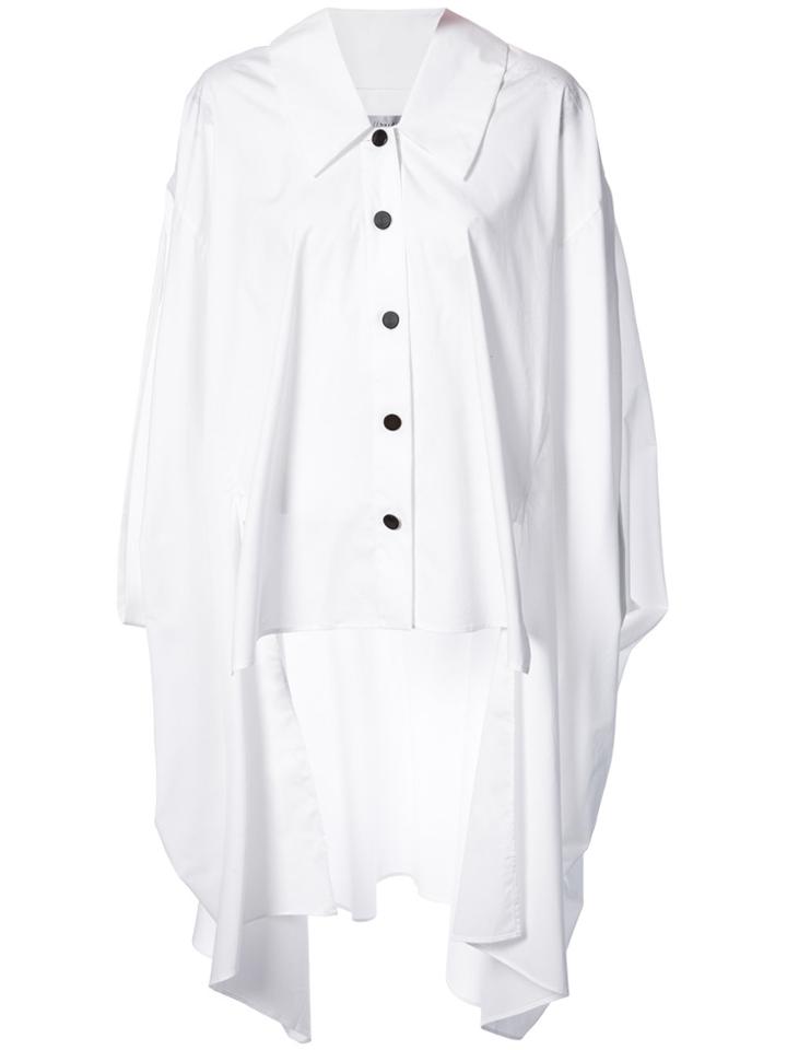 Palmer / Harding Poet Cape Shirt - White