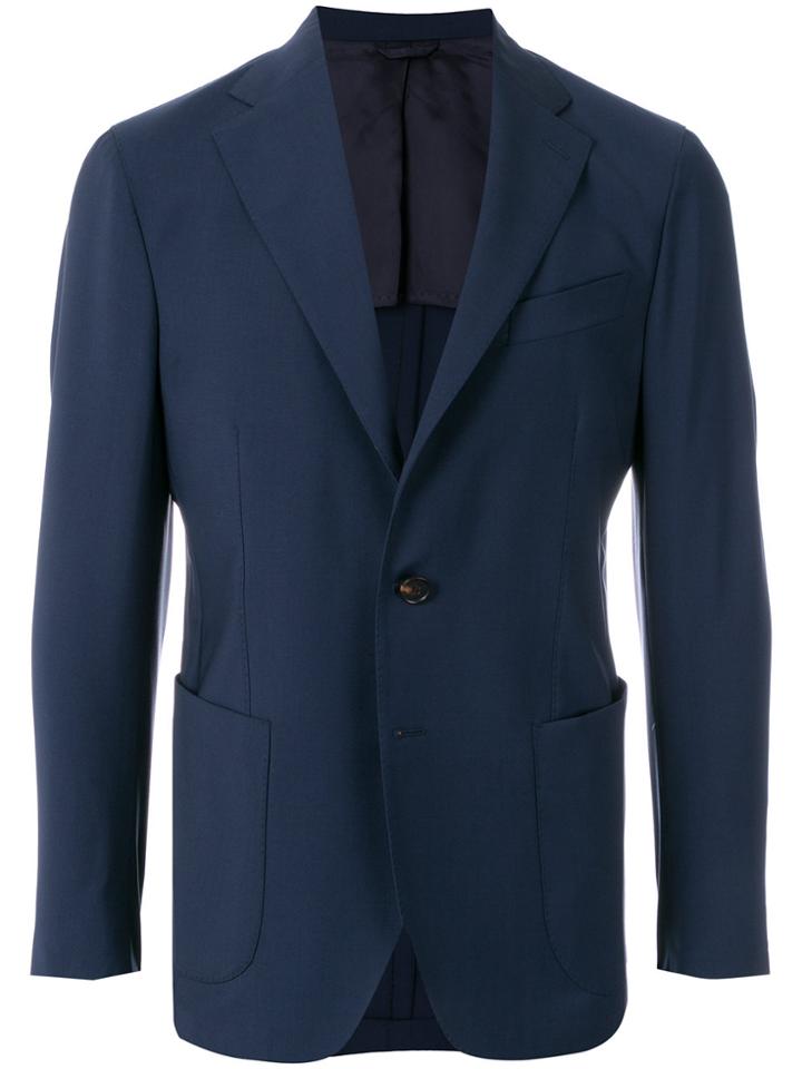 Doppiaa Single Breasted Blazer - Blue