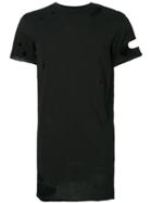 Army Of Me Distressed Fitted T-shirt - Black