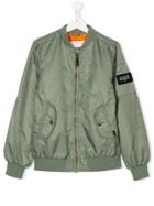 Molo Teen Zip Bomber Jacket - Green