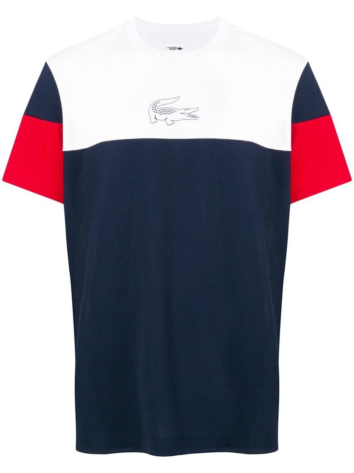 Lacoste Colour-block T-shirt - Blue