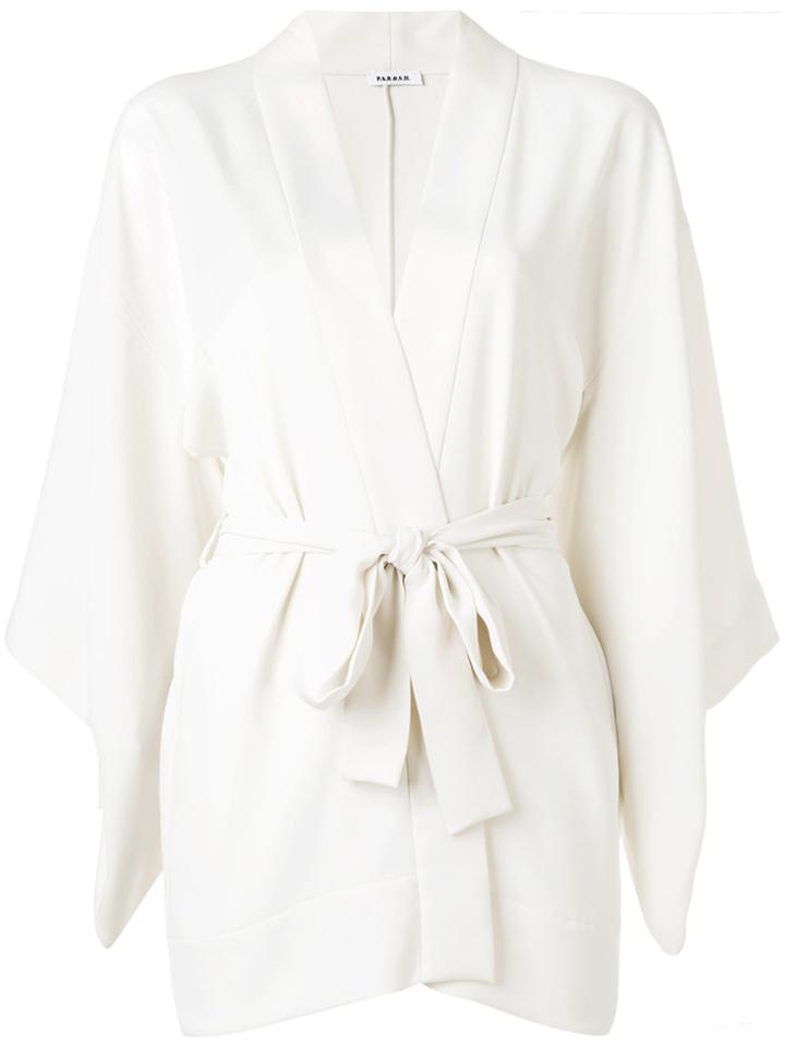 P.a.r.o.s.h. Robe Jacket - White