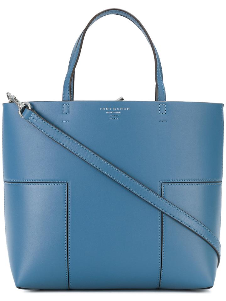Tory Burch Block-t Mini Tote - Blue