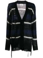 3.1 Phillip Lim Oversized Striped Cardigan - Black
