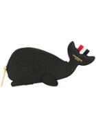 Thom Browne Pebbled Whale Belt Purse - Black