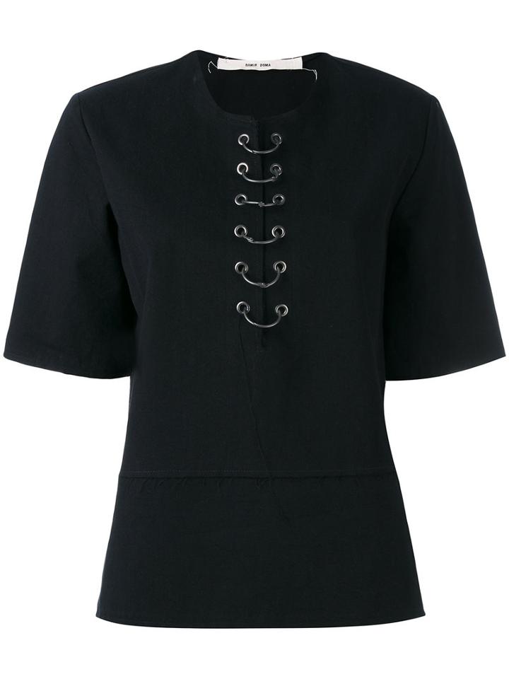 Damir Doma - Tage T-shirt - Women - Cotton - M, Women's, Black, Cotton