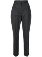 Dolce & Gabbana Classic Pinstriped Trousers - Grey