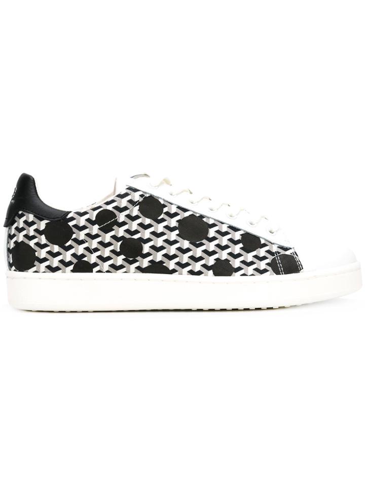 Moa Master Of Arts Polka Dot Low Top Sneakers - White