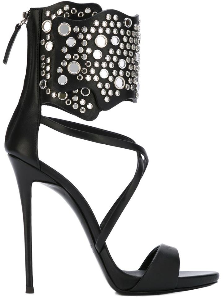 Giuseppe Zanotti Design Eyelet Ankle Cuff Sandals