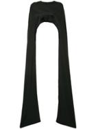 Christian Siriano Dramatic Side Cape - Black