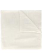 P.a.r.o.s.h. - Floral Lace Detail Scarf - Women - Wool/cotton/polyamide - One Size, Nude/neutrals, Wool/cotton/polyamide