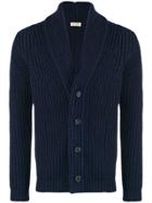 Al Duca D'aosta 1902 Ribbed Knit Cardigan - Blue