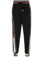 Dolce & Gabbana Jogging Pants With Patches - Black