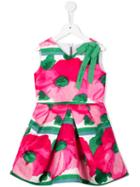Mi Mi Sol Floral Print Dress, Girl's, Size: 6 Yrs, Pink/purple