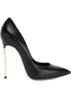 Casadei Signature Blade Pumps, Women's, Size: 38.5, Black, Leather