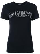 Calvin Klein Jeans Logo Embroidered T-shirt - Black