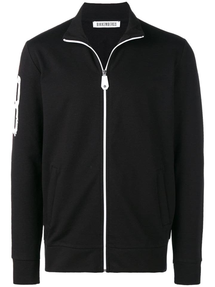 Dirk Bikkembergs Kampioen Zip Jacket - Black