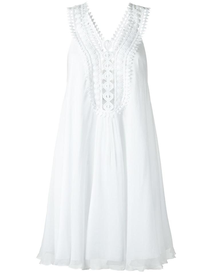 Tufi Duek Lace Inserts Dress - White