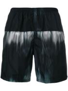 Prada Gradient Print Swim Shorts - Black