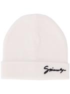 Givenchy Signature Logo Beanie - White