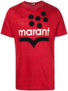 Isabel Marant Logo Appliqué T-shirt - Red