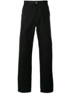Ami Alexandre Mattiussi - Large Fit Trousers - Men - Cotton - Xs, Black, Cotton
