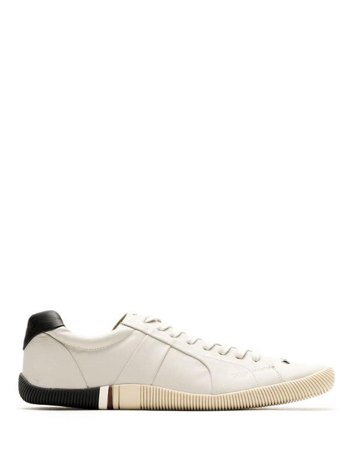 Osklen Riva Rear Leather Sneakers - Neutrals