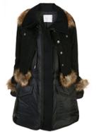 Sacai Layered Wool Jacket - Black