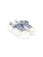 Monnalisa Daisy Embellished Low Tops - Multicolour