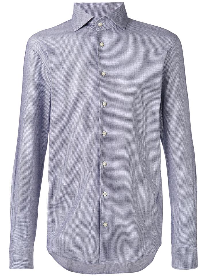 Tagliatore Clyde Shirt - Blue