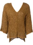 Alberta Ferretti V-neck Knit Top