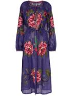 Vita Kin Gypsy Queen Linen Maxi Dress - Purple