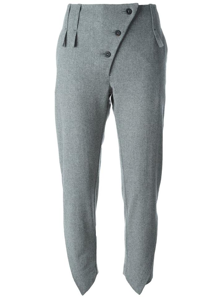 Lost & Found Ria Dunn Slim Fit Track Pants, Women's, Size: Medium, Grey, Acrylic/polyamide/polyester/wool