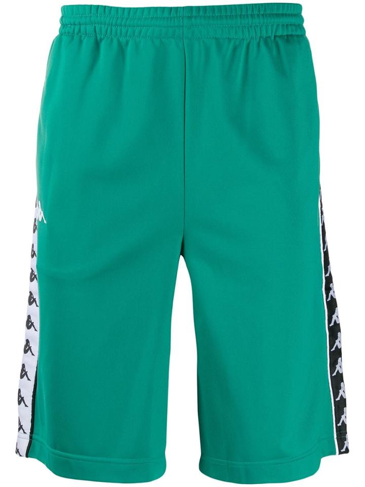 Kappa Press Stud Shorts - Green