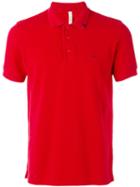 Sun 68 - Contrast Logo Polo Shirt - Men - Cotton - S, Red, Cotton