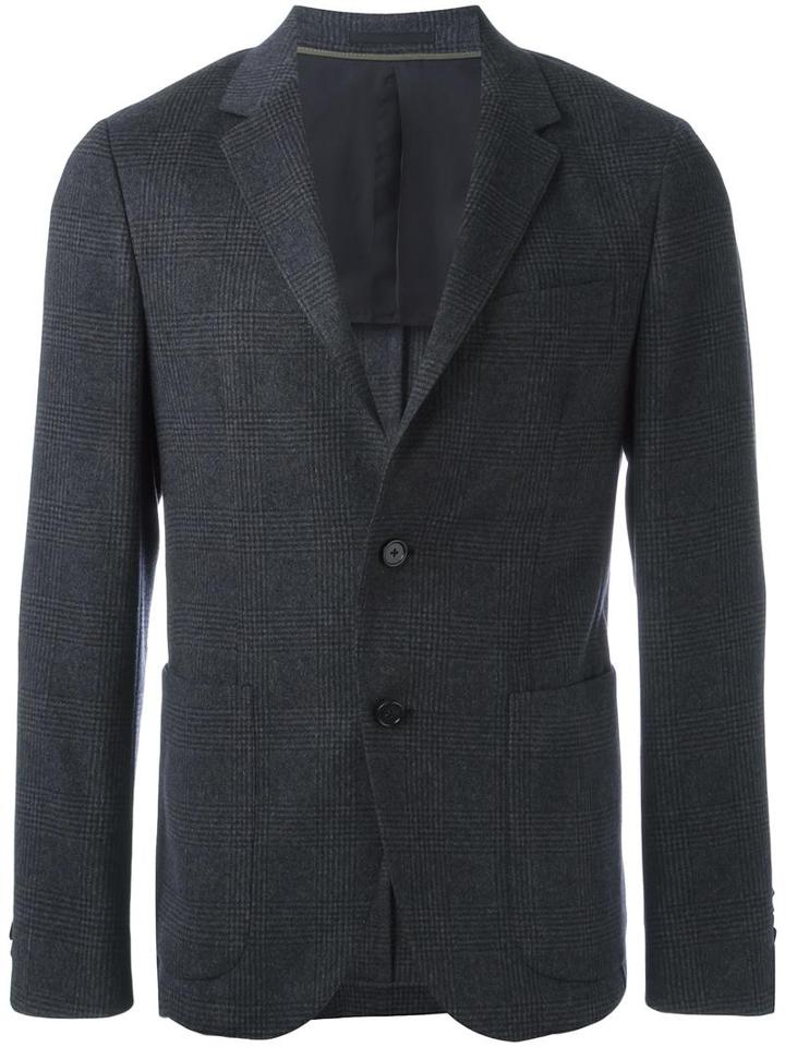 Z Zegna Patch Pockets Blazer, Men's, Size: 48, Blue, Cupro/wool/polyamide