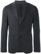 Z Zegna Patch Pockets Blazer, Men's, Size: 48, Blue, Cupro/wool/polyamide