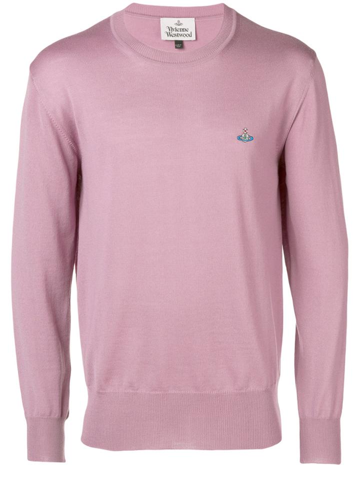 Vivienne Westwood Crew-neck Jumper - Pink & Purple